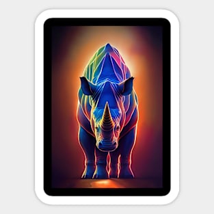 Rhino Sticker